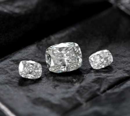Cashion Shape Diamonds