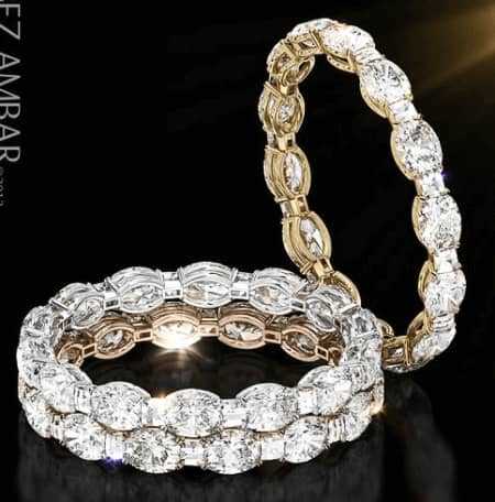 Oval diamond bracelet