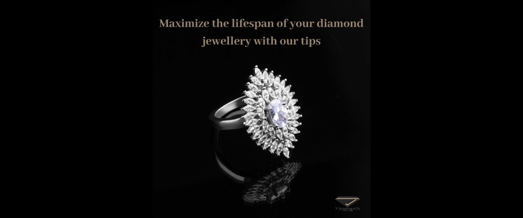 Take care of diamond jewellery