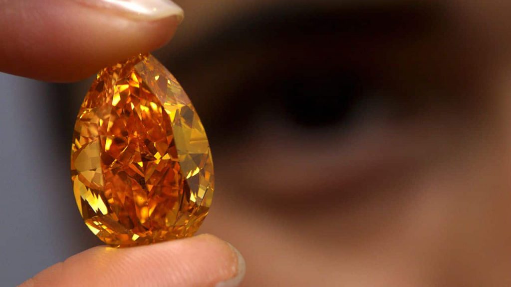 Orange Colored Diamond